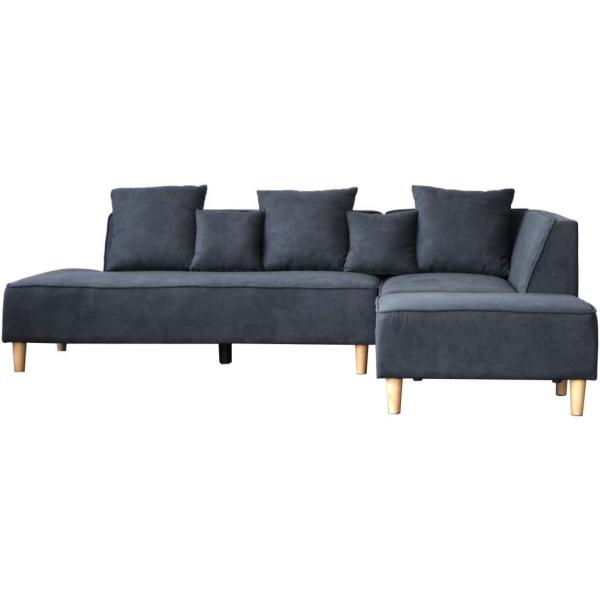 デザイン座椅子 脚：ダーク/布：ダークグリーン 〔Mona.Dee モナディー